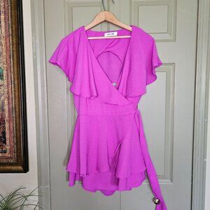 Do+Be Fuschia Romper Size L